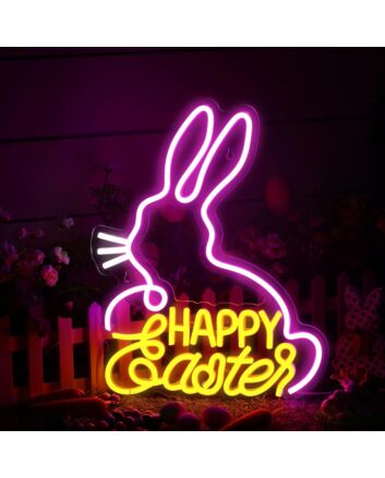 Cute Easter Bunny Neon Sign