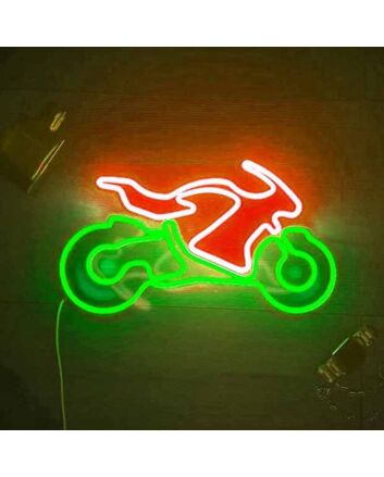 Motorbike Racing Neon Sign