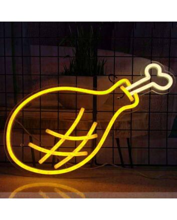Delicious Large Drumstick Neon Sign