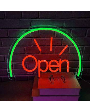 Trendy Creative Open Neon Sign