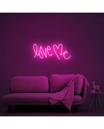 Love Me Neon Sign for Romantic and Loving Ambiances