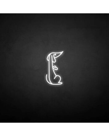 &#39;Viennese dog&#39; neon sign