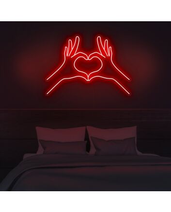 Spread Love Neon Sign for Positive and Loving Spaces