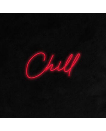 Chill Neon Sign for Relaxing and Cozy Spaces
