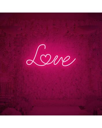 Love Neon Sign for Romantic and Loving Spaces