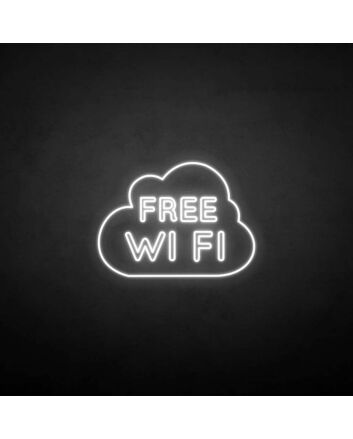 FREE WIFI&#39; neon sign
