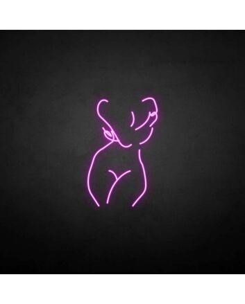 &#39;Women body&#39; neon sign