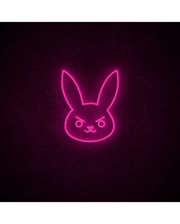 Dva Bunny Neon Sign for Anime and Gaming Fans