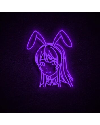 Mai Sakurajima Neon Sign for Anime Lovers