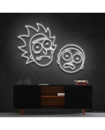 Rick Morty Neon Sign for Fans and Fun Spaces
