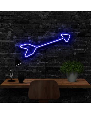 Arrow Shop Indicator Neon Sign for Directional and Fun Decor
