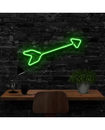 Arrow Shop Indicator Neon Sign for Directional and Fun Decor