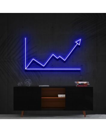 Bull Market Neon Sign for Finance and Trading Enthusiasts