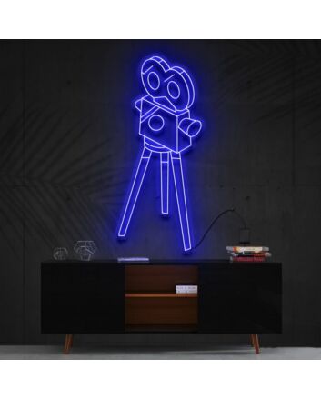 Camera Roll Neon Sign for Photography Enthusiasts