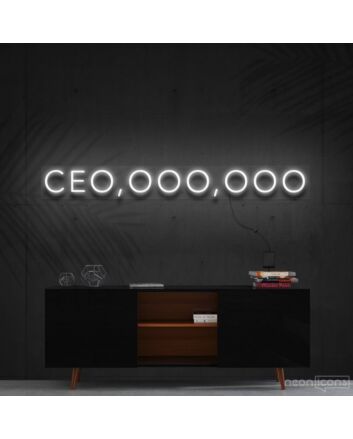 Ceo Ooo Ooo Neon Sign for Motivational and Inspirational Spaces