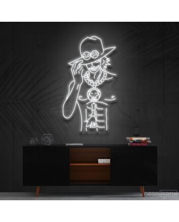 Fire Fist Ace One Piece Neon Sign for Anime and Manga Fans