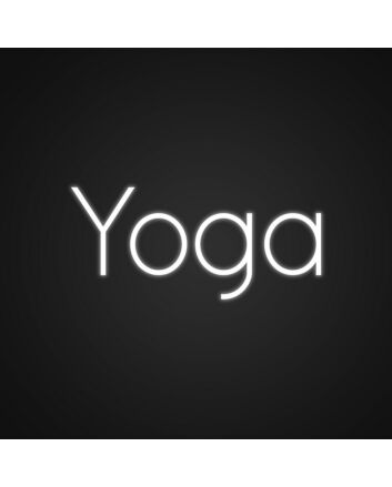 Cute Yoga Customs Neon Sign for Yoga Studios and Relaxing Spaces