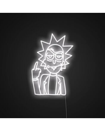 Rick Neon Sign for Fans and Fun Spaces