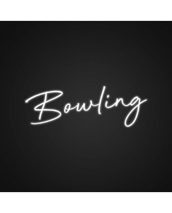Bowling Neon Sign for Bowling Alleys and Fun Spaces