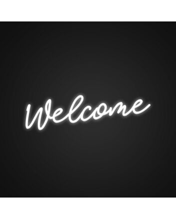 Welcome Neon Sign for Businesses and Welcoming Spaces