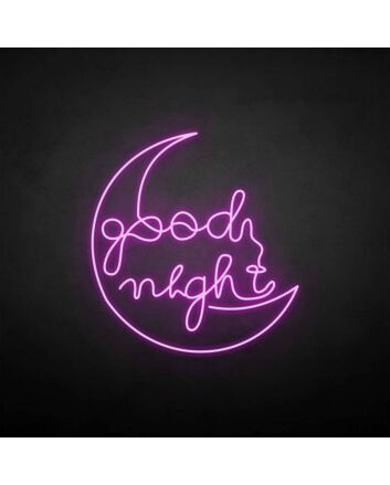 Good night&#39; neon sign