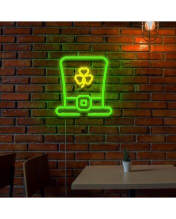 St Patricks Neon Sign for Festive and Irish Decor