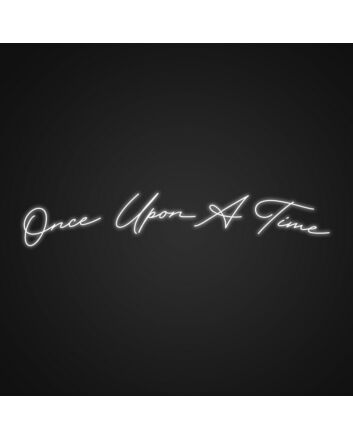 Once Upon A Time Neon Sign for Fairytale and Nostalgic Decor