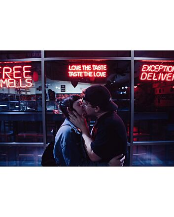 Love The Taste Taste The Love Neon Sign for Dining Areas and Cafes