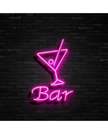 Bar Neon Sign for Bars and Social Spaces