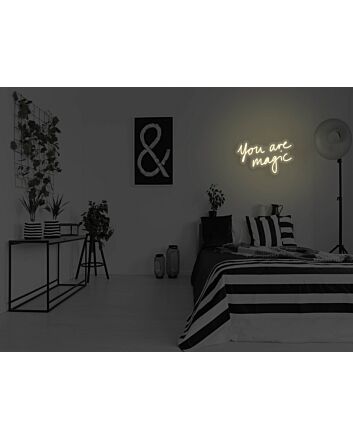 You Are Magic Neon Sign for Inspirational and Positive Spaces