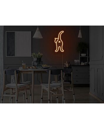 Cat Butt for Cat Lovers Neon Sign for Playful and Fun Spaces