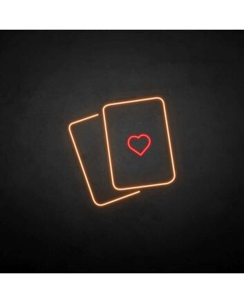 &#39;Love Card&#39; neon sign