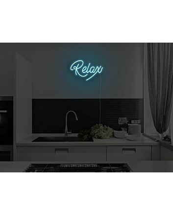Relax Neon Sign for Calm and Cozy Spaces