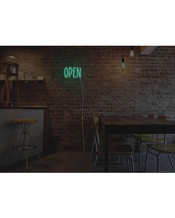 Simple Open Neon Sign for Businesses and Shops