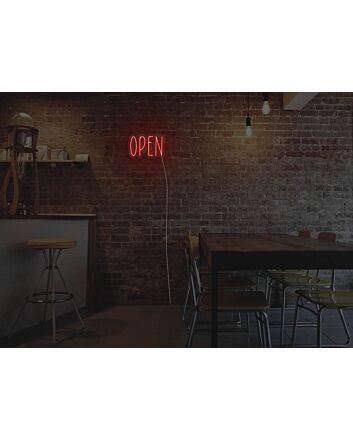 Simple Open Neon Sign for Businesses and Shops