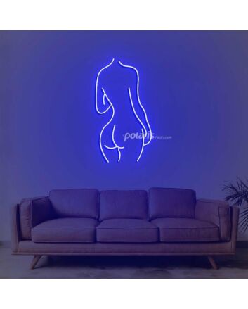 Lady Back Neon Sign for Artistic and Elegant Spaces