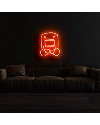 Domo Kun Neon Sign for Anime Fans