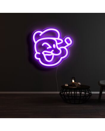 Popeye Neon Sign for Cartoon Fans