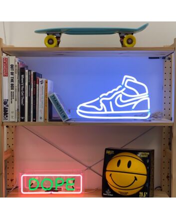 Aj1 Red Retro Shoe Air Jordan 1 Neon Sign for Sneaker Lovers
