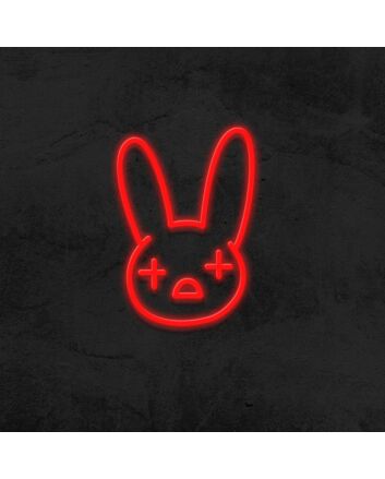 Bad Bunny Neon Sign for Music Fans and Bold Spaces