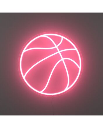 Basketball Neon Sign for Sports Lovers and Enthusiasts