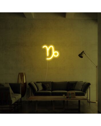 Capricorn Zodiac Neon Sign for Astrology Lovers