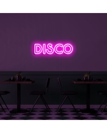 Disco V1 Neon Sign for Party and Dance Spaces