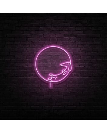 Dog Chilling Neon Sign for Pet Lovers and Fun Spaces