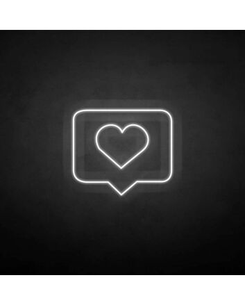 Love letter&#39; neon sign