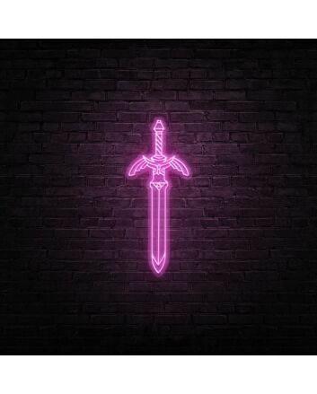 Master Sword Neon Sign for Game Lovers and Fantasy Fans