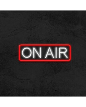 On Air Neon Sign for Studios and Broadcasting Spaces