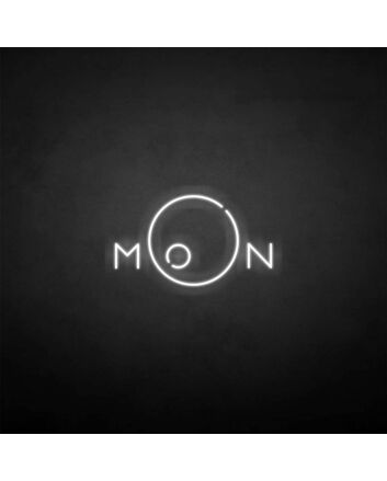 &#39;Moon circle&#39; neon sign