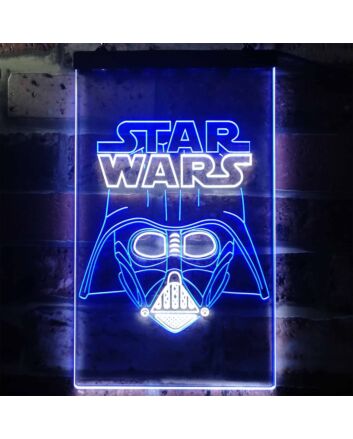 Darth Vader Dual LED Neon Sign for Star Wars Fans