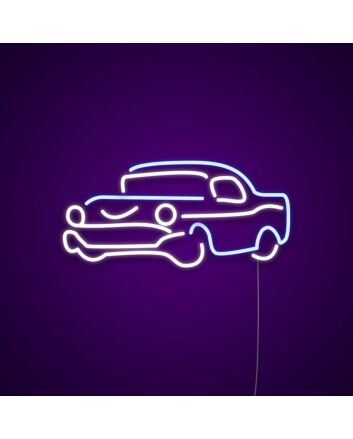 Chevy Car Neon Sign for Car Enthusiasts